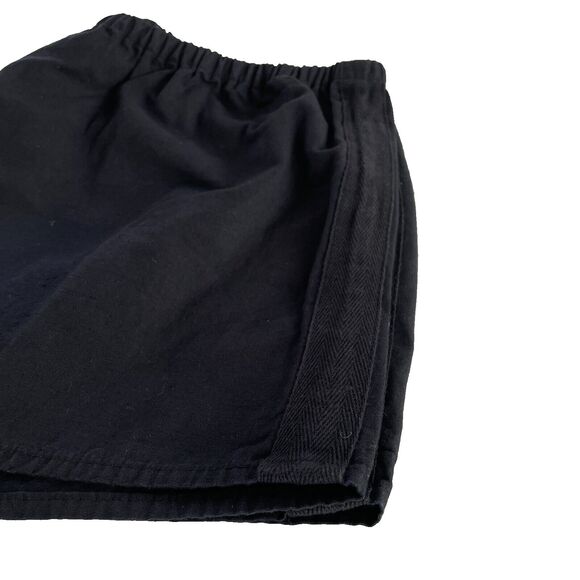 NWT by Anthropologie Black Pull On Linen Tap Shorts Size Large - Picture 11 of 11